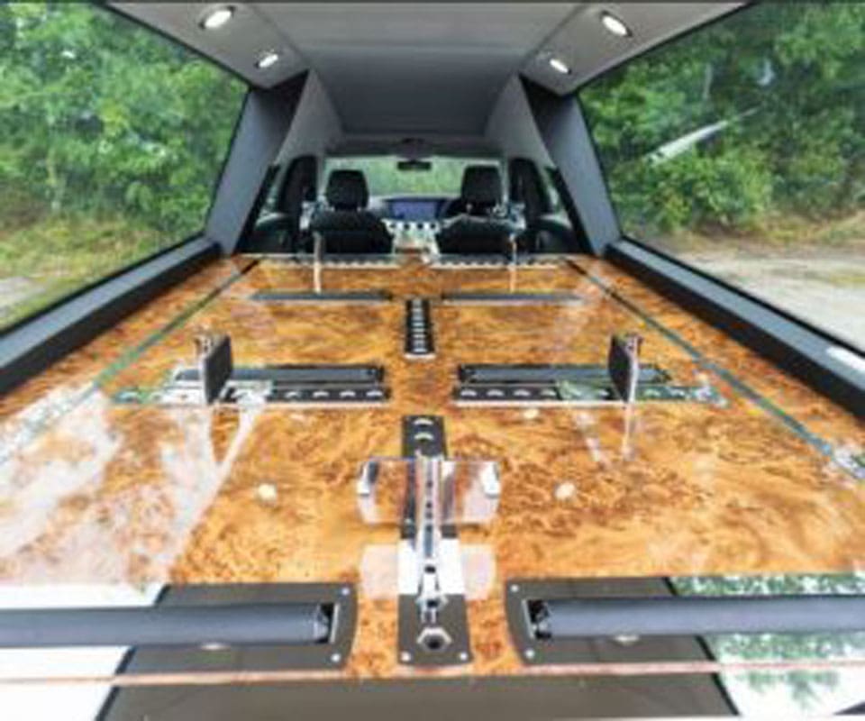 Ford Hearse rear Simple Cremation Ireland