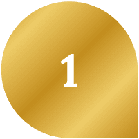 Gold background number 1