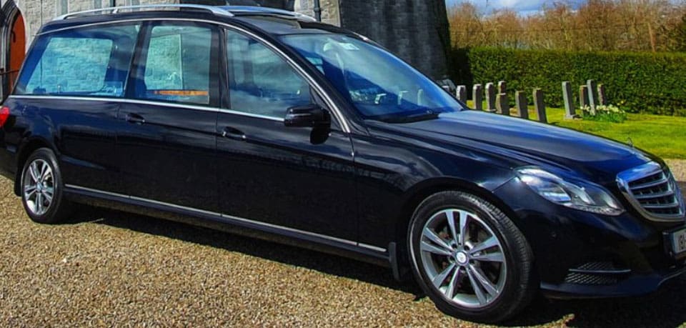 Mercedes Hearse Simple Cremation Ireland